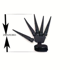Halloween Articulated Fingers Scary Hand Glove for Cosplay