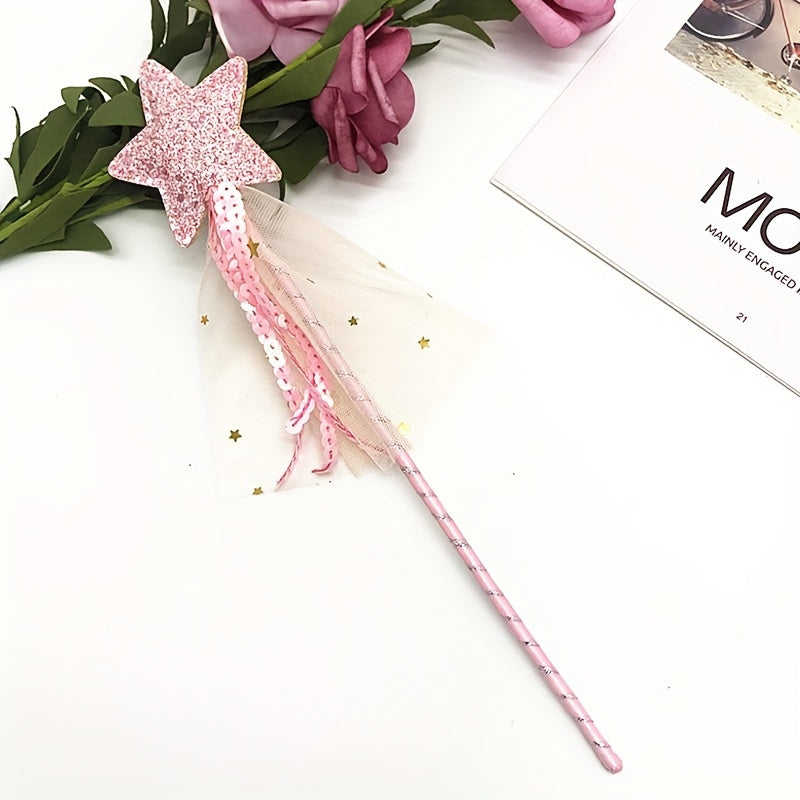 Dreamlike Fairy Wand Stick Birthday Gift Party Halloween Cosplay Props