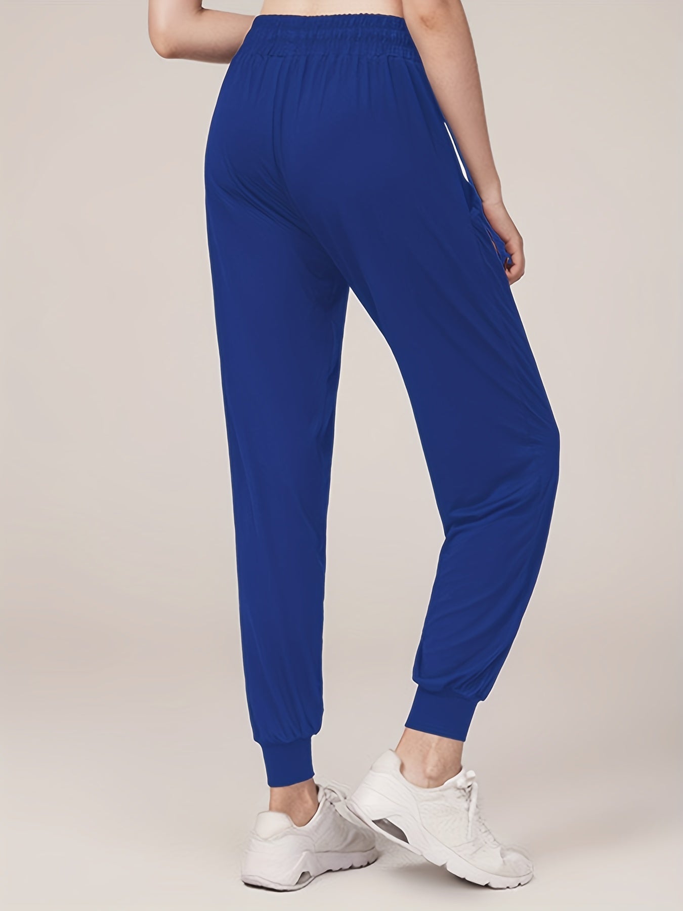 High Waist Jogger Pants Stretchy Running Trousers Women's Activewear