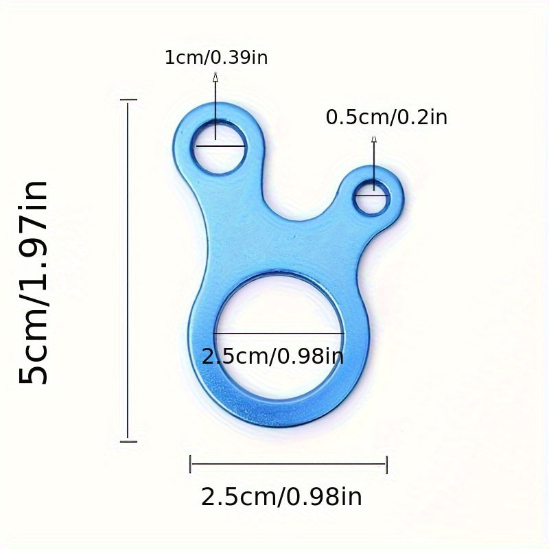 3PCS Windproof Rope Buckle Non slip Rope Tightening Quick Knot