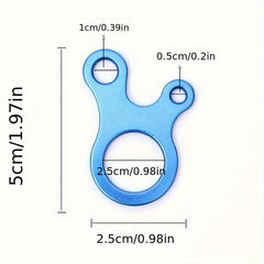 3PCS Windproof Rope Buckle Non slip Rope Tightening Quick Knot