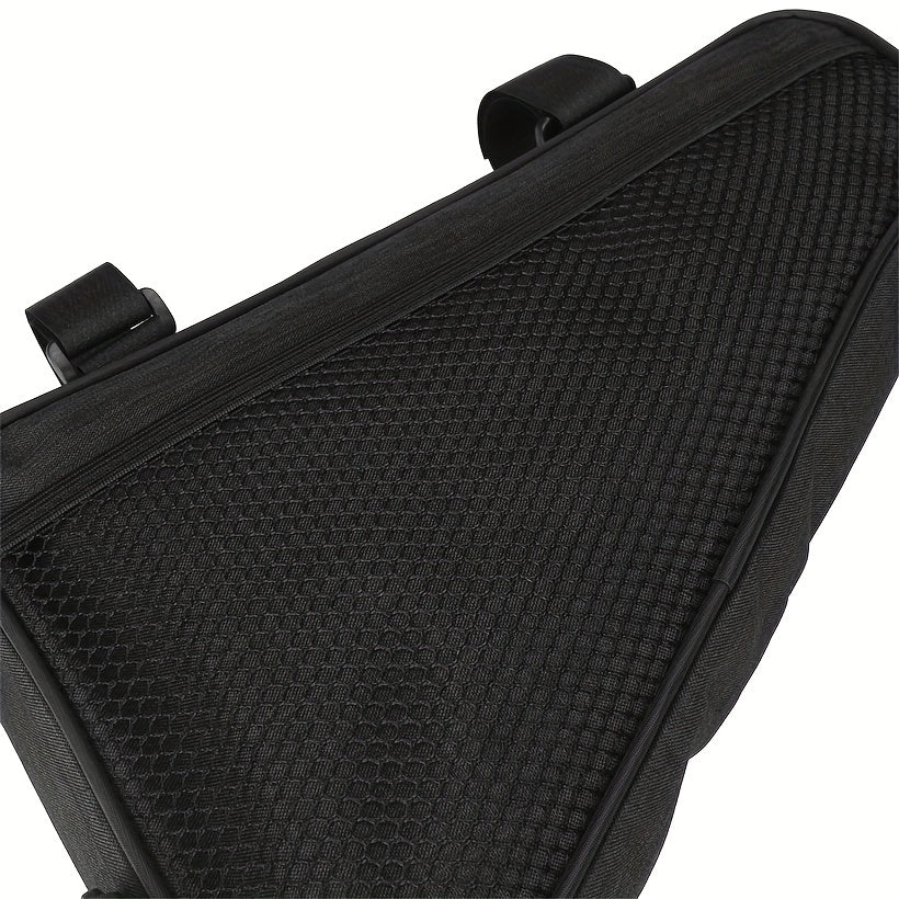 Portable Triangle Bike Bag Zipper Storage Hanging Bag