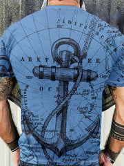 Eagle Holding Snake 'Mexico' Pattern Men's Tee - Summer Stylish T-shirt