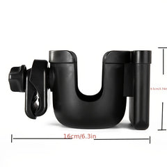 2 In 1 Stroller Accessory Cup Holder Mobile Phone Holder Multifunctional