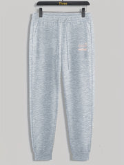 Halloween Pumpkin Letter Horror Print Men's Pants Drawstring Sweatpants