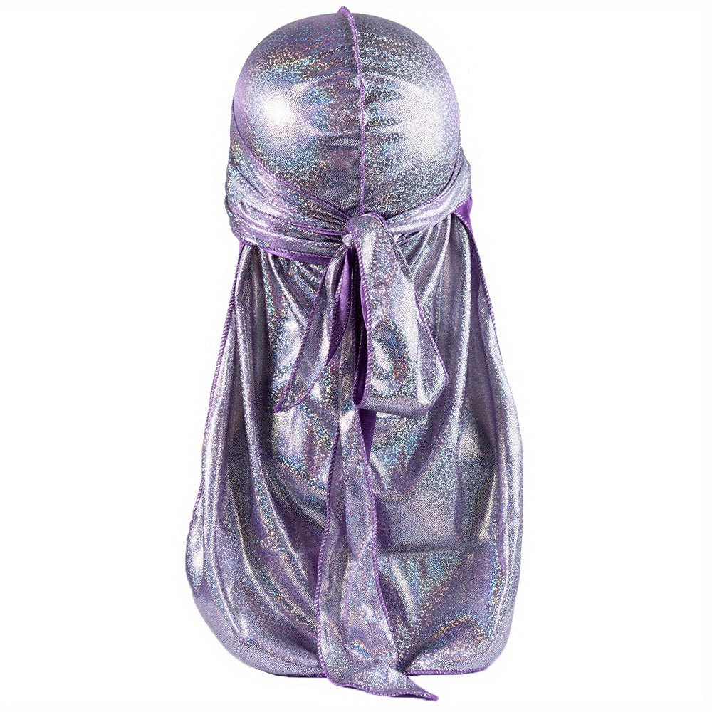 Men's Sparkly Durags Sun Protection Durags