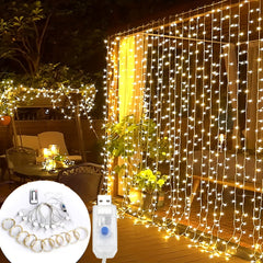 300LED Crystal Lights USB Power Supply Remote Control Halloween Decoration
