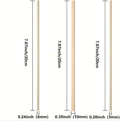 Bamboo Sticks Model Making Assembly Accessories