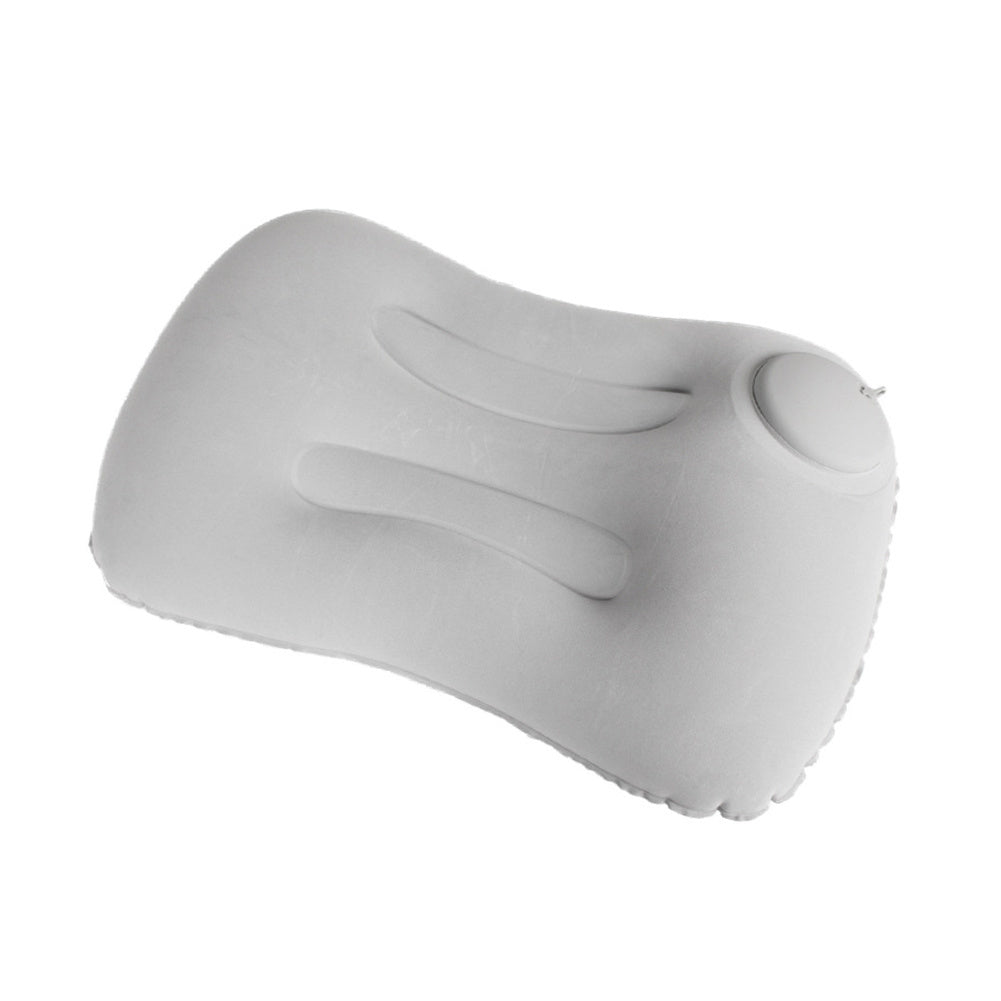 Portable Inflatable Neck Pillow for Travel - Push Type