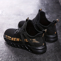 Boys' Breathable Running Shoes with Shock Absorption