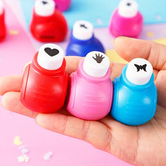 1pc Random Embosser DIY Pattern Variety Inside Material Clear Small Prize