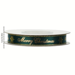 Christmas Ribbon Double sided Thread Ribbon Gift Packaging Decoration Ribbon