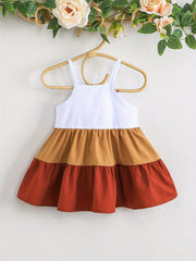 Baby Girls Sleeveless Cami Dress for Summer