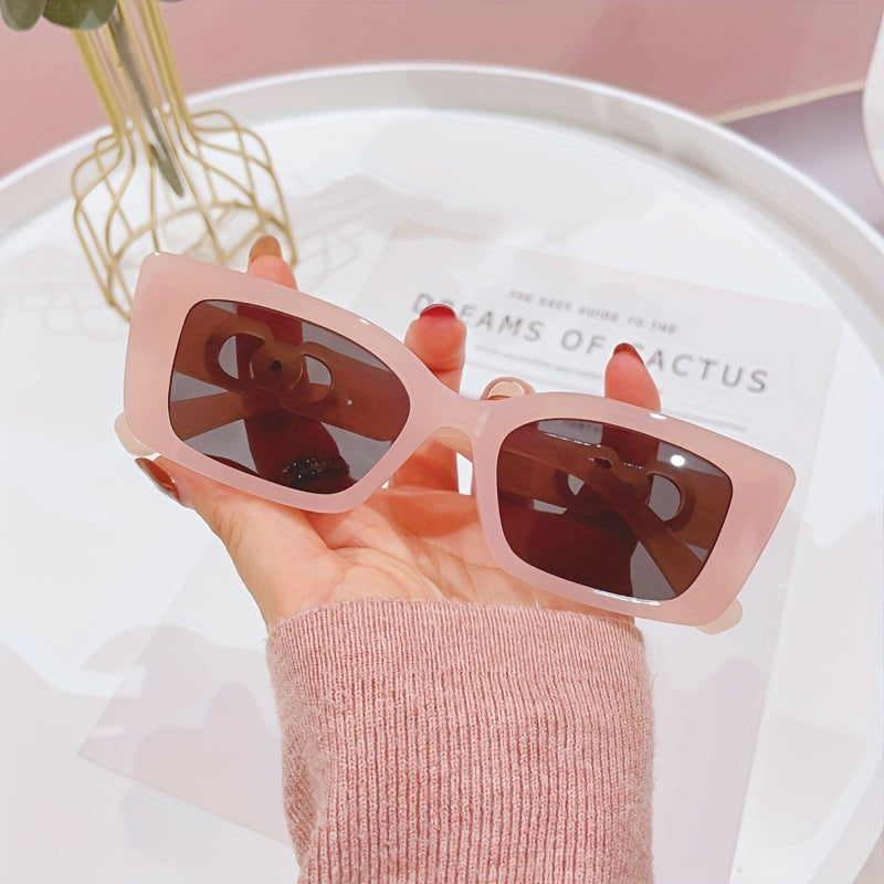 Cat Eye Sunglasses Vintage Rectangle Frame UV400