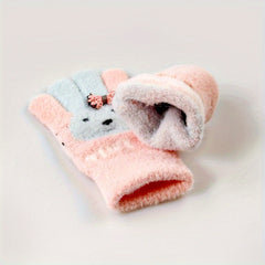 Children's Winter Warm Keeping Gloves - Suitable For 3-6 Years Old