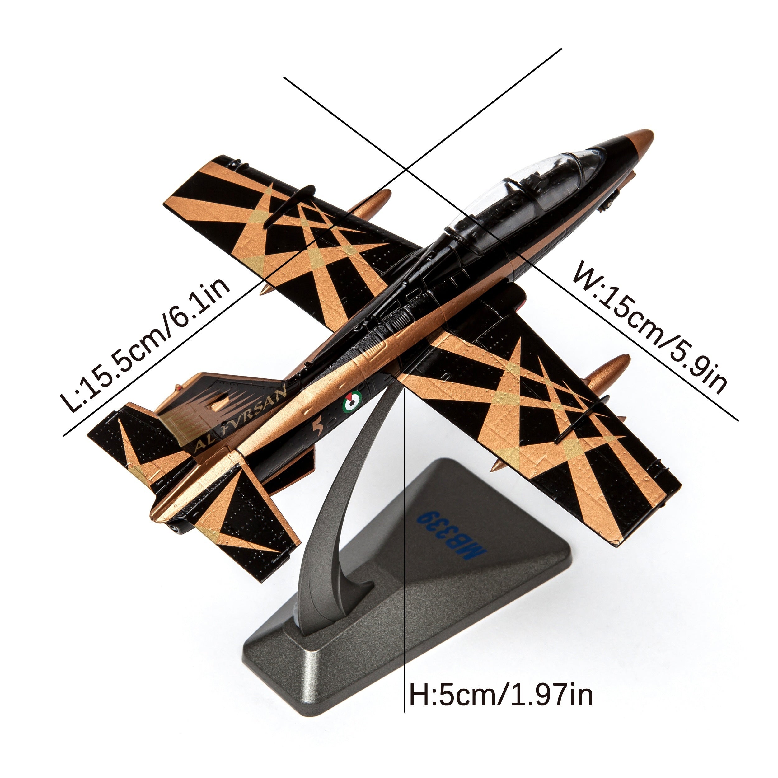 1/72 Italian MB339 Trainer Diecast Metal Model Aircraft