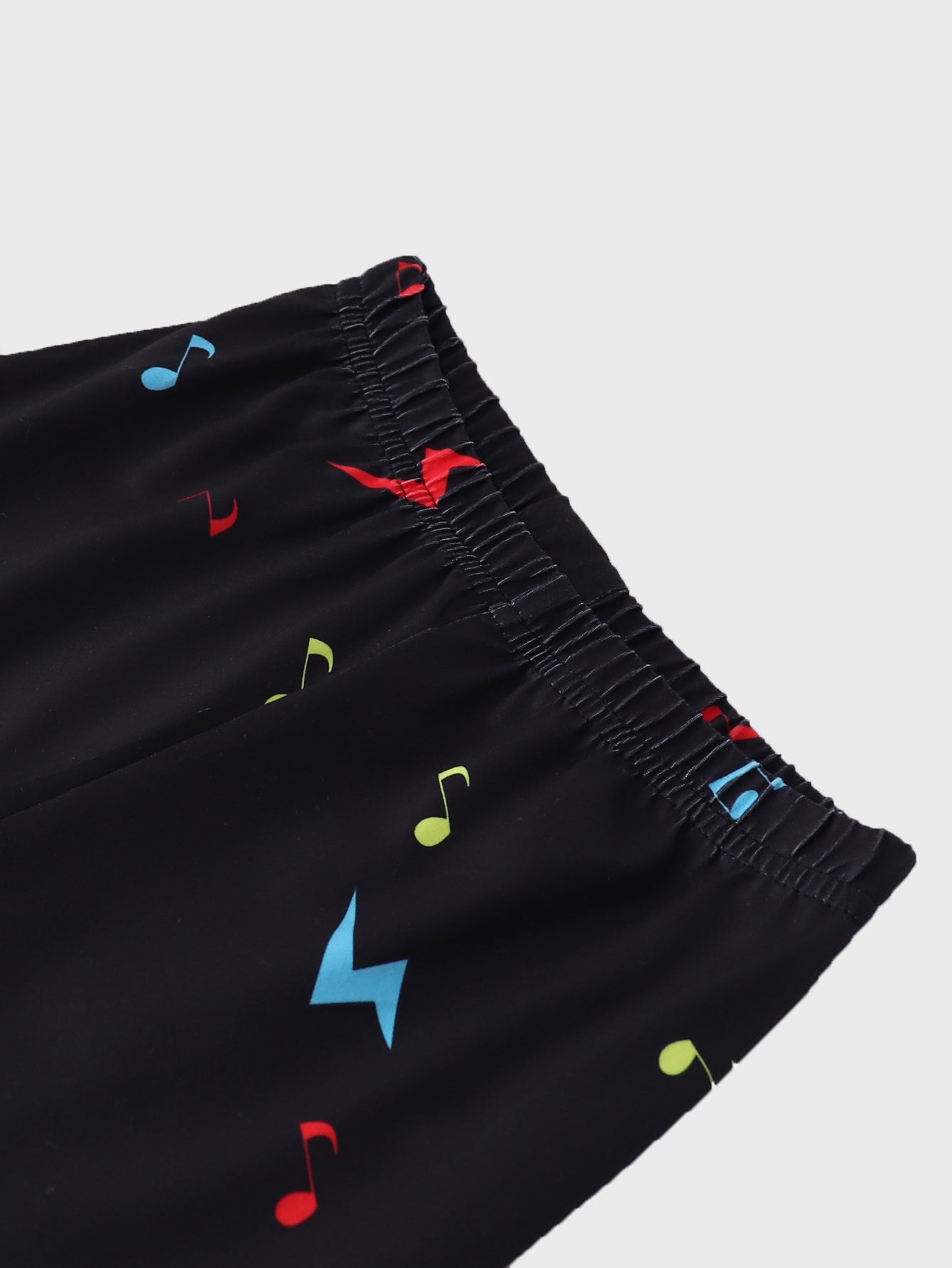 Boys Astronaut Music Print T-shirt & Shorts Set
