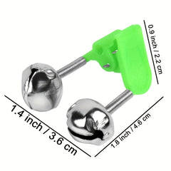 50pcs Plastic Fishing Bell Clips Rod Bite Alarm Ring Outdoor Accessories