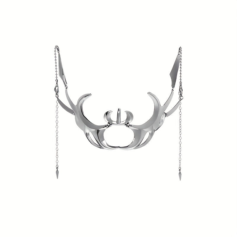 Gothic Punk Silvery Mask for Parties
