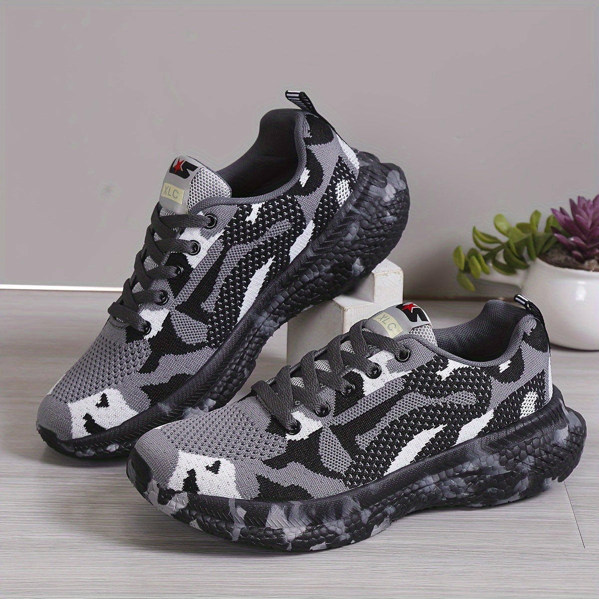 Breathable Elastic Hiking Shoes with Shock Absorption