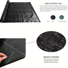 6ft x 50ft Agricultural Weed Control Mulch Plastic Ground Cover