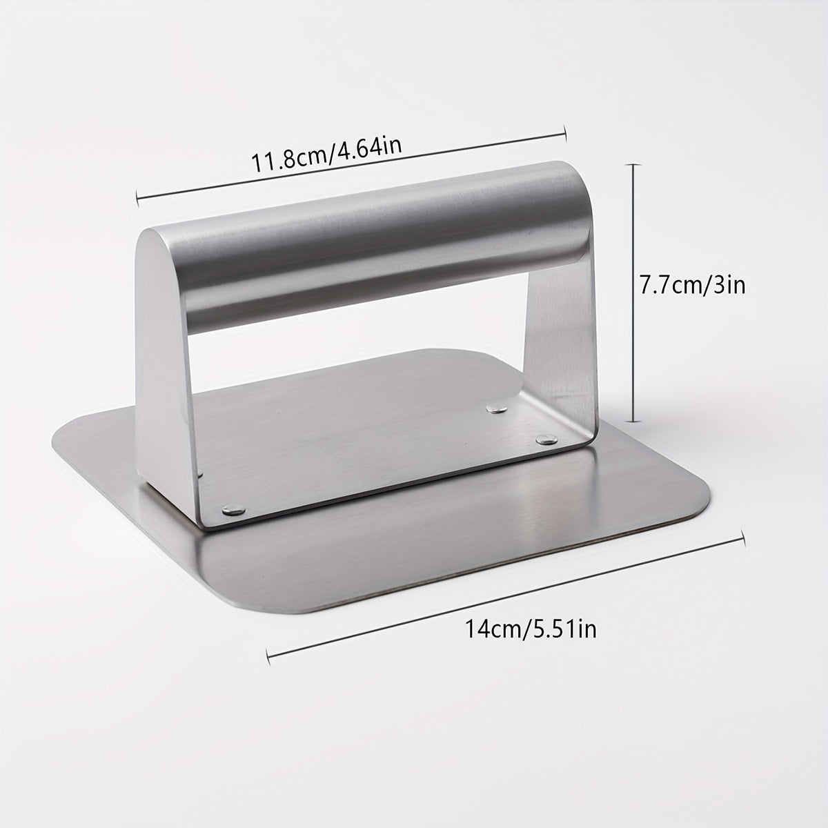 Stainless Steel Hamburger Press Manual Meat Press Steak Press