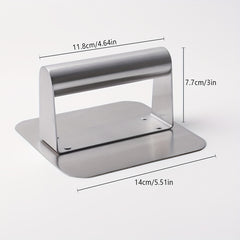 Stainless Steel Hamburger Press Manual Meat Press Steak Press