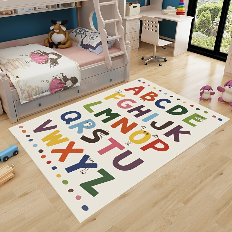 Educational Alphabet Rug for Living Room