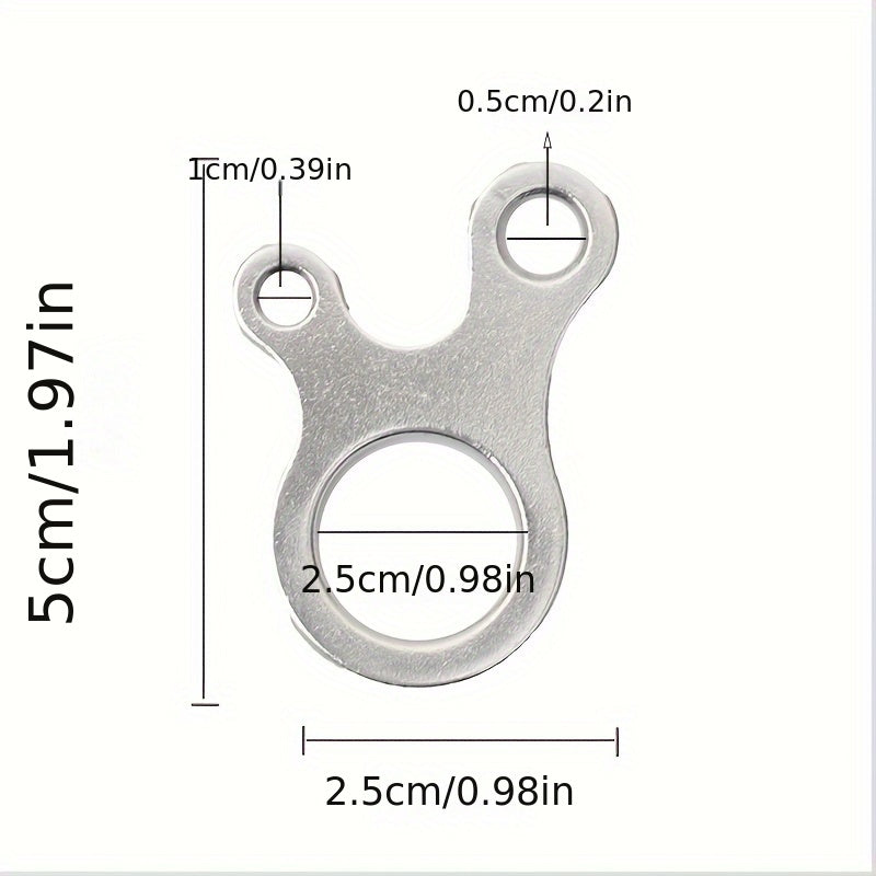3PCS Windproof Rope Buckle Non slip Rope Tightening Quick Knot