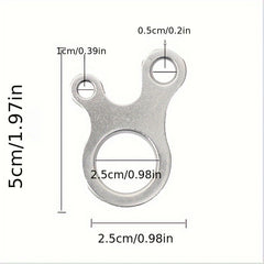 3PCS Windproof Rope Buckle Non slip Rope Tightening Quick Knot