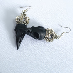 Hypoallergenic 3D Crown Resin Bird Earring