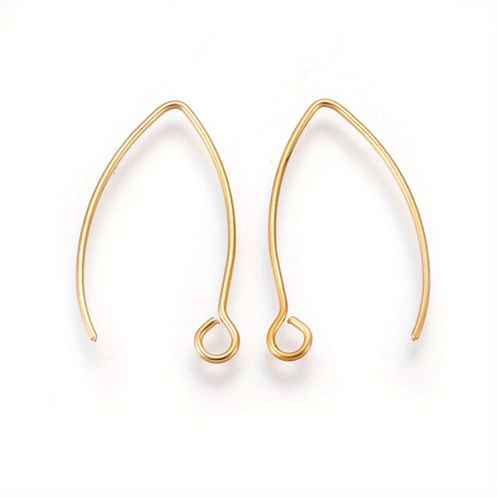 10 Pcs Stainless Steel Earring Hooks for Earrings Making