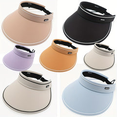 Candy Casual Visor Hat Cotton Sun Hat UV Protection Cycling Hats