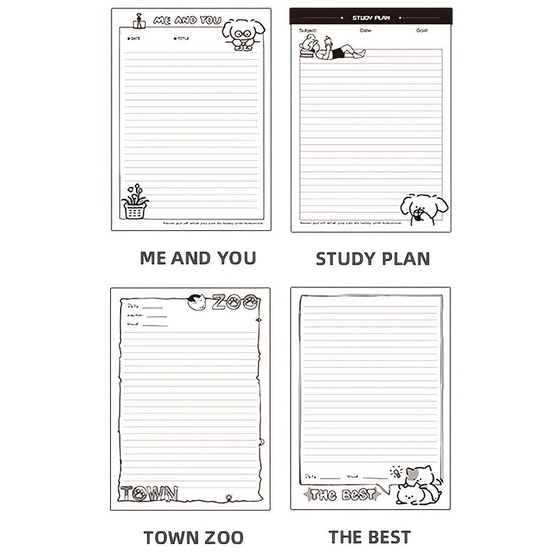30 Sheets B5 Notepads Thickened Tearable Paper for Learning & Memo