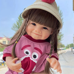 Realistic Baby Doll Soft Touch Vinyl Smiling Girl - Perfect Birthday Gift