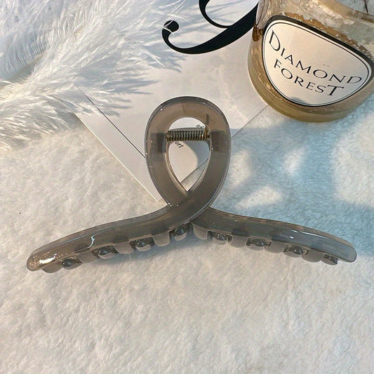 Geometric Hair Claw Clip Acrylic Jelly Banana Clip Bath Jaw Clamp Clip