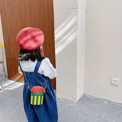 Kids Creative Cake Crossbody Bag Girls Coin Purse