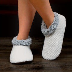 Plush Lined Slip-On Indoor Slippers