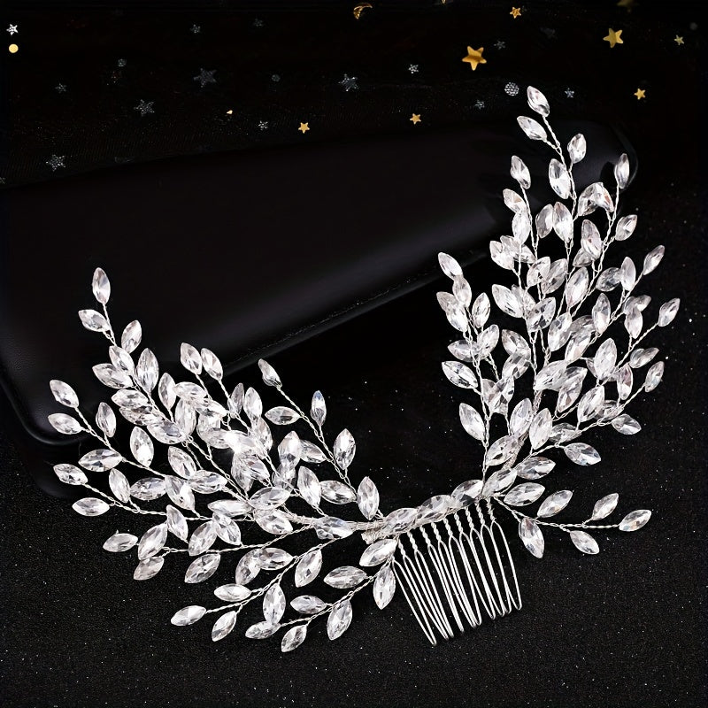 Crystal Hair Comb Bridal Jewelry Wedding Hair Accessories