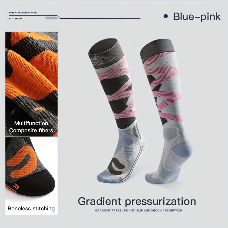 Winter Warm Ski Socks Thermal Socks For Men Thicken Heated Crew Socks