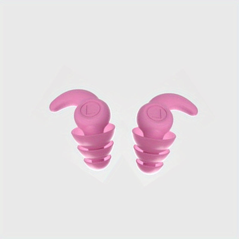 Waterproof Silicone Swimming Ear Plugs Comfortable for Diving Surfing, Sleeping