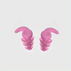 Waterproof Silicone Swimming Ear Plugs Comfortable for Diving Surfing, Sleeping
