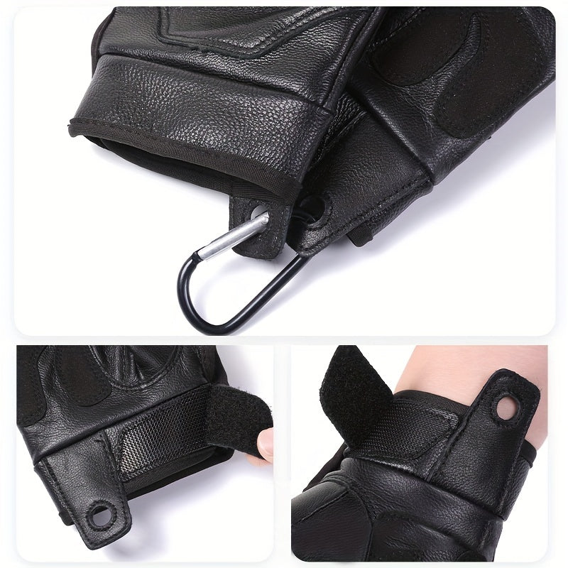 Windproof Warm Motorcycle Riding Gloves Touchscreen Full Finger Cold Resistant