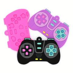 Silicone Teething Toy Game Controller Shape for Babies 6-24 Months
