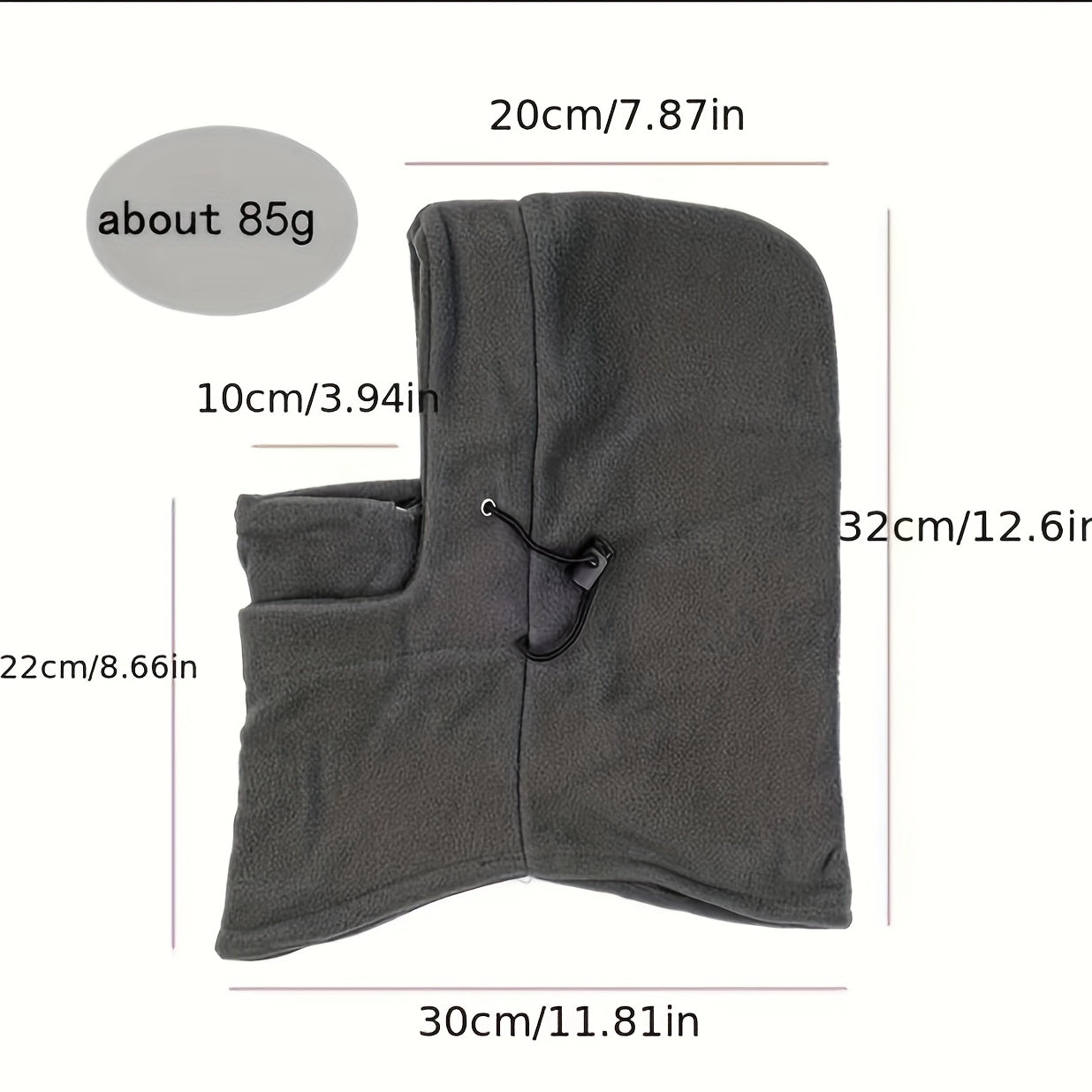 Winter Windproof Wool Balaclava for Men & Women