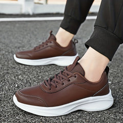 Waterproof Outdoor Running Shoes Lace-up Athletic Sneakers