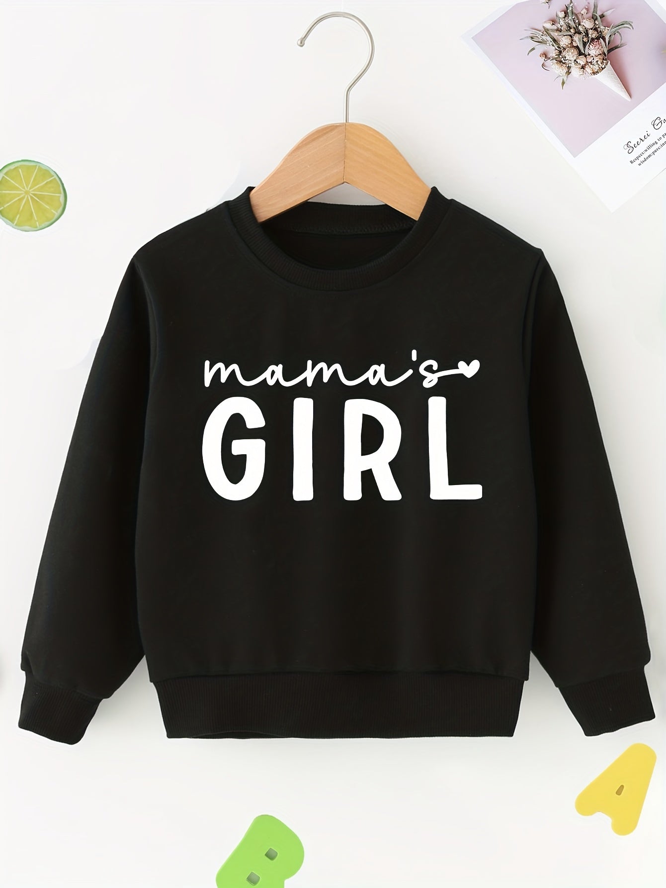Toddler Girls MAMA'S GIRL Sweatshirt Baby Kids Clothes