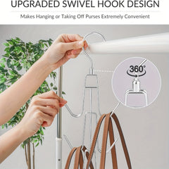 Metal Handbag Storage Hook Backpack Rack Saves Space Hanger