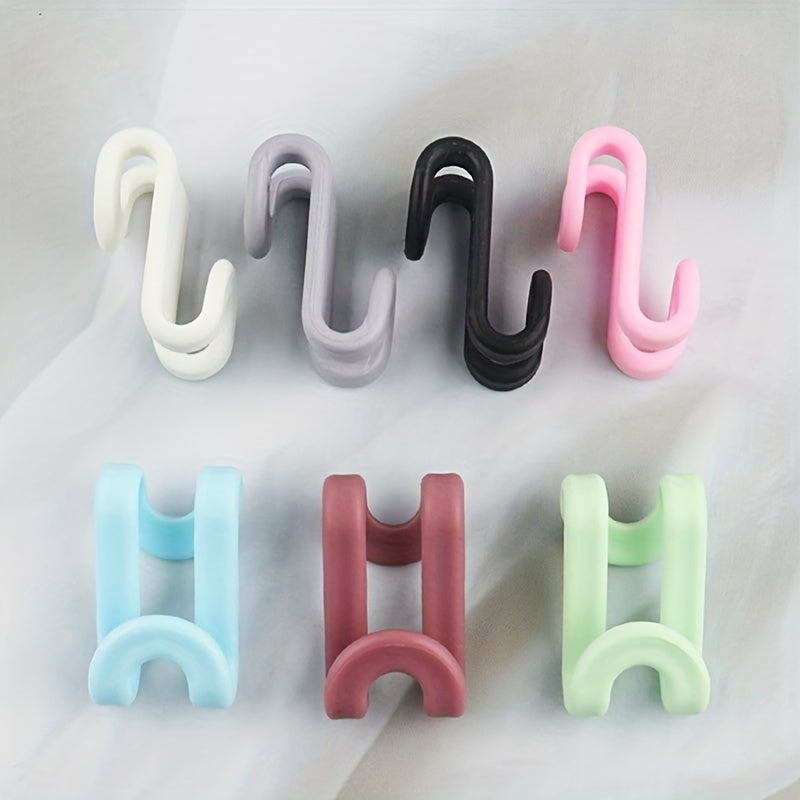50PCS Hanger Connector Hooks Wardrobe Closet Organizer