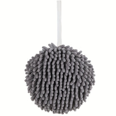 Chenille Hanging Towel Ball Absorbent Soft Towel Quick Drying Fingertip Towel
